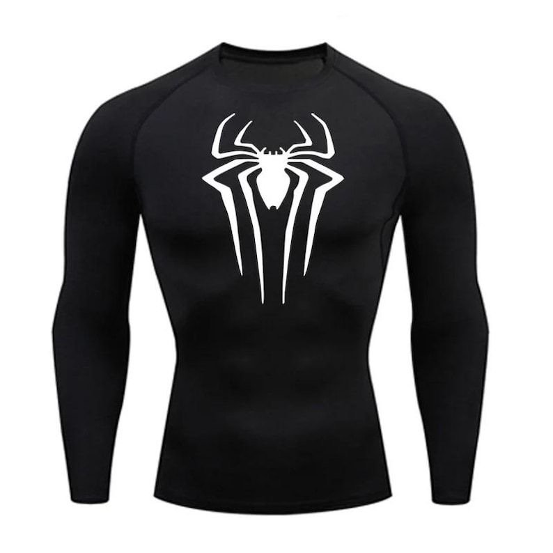 spider compression shirt long sleeves